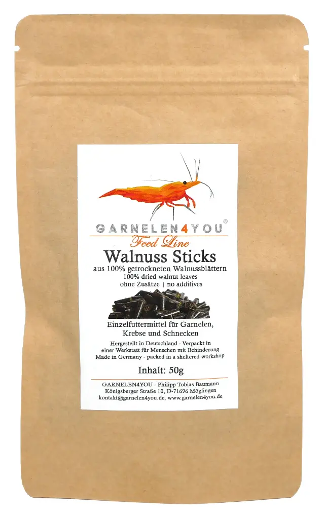 GARNELEN4YOU® Walnuss Sticks 50g