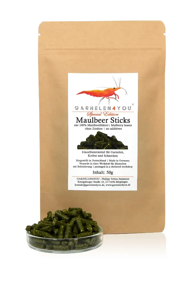 GARNELEN4YOU  ®  Maulbeer Sticks 50g