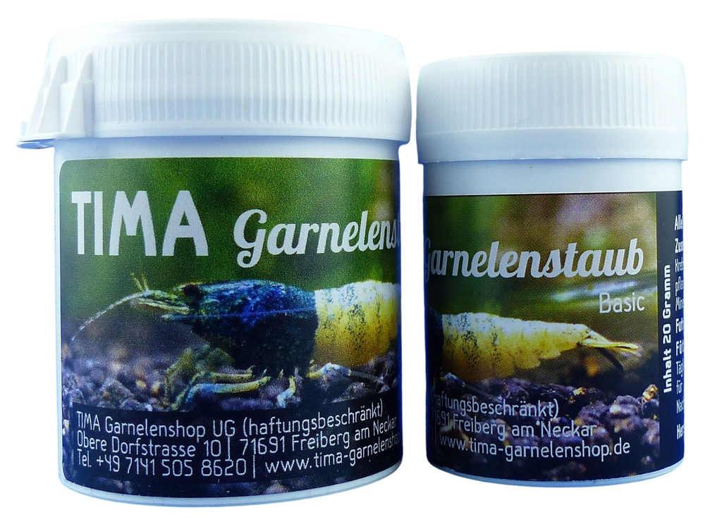 TIMA Garnelenstaub Basic - Hauptfutter in Staubform 20g