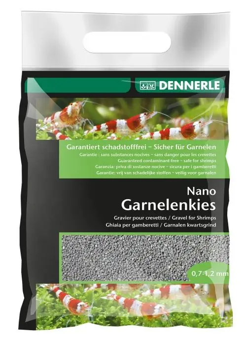 Nano Garnelenkies Arkansas grau 0,7-1,2mm (2 kg)