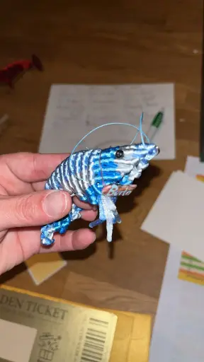 Garnele Schlüsselanhänger